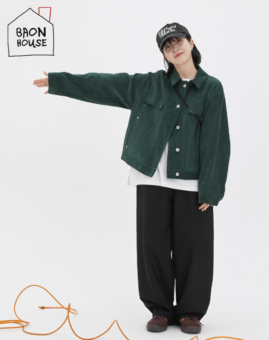 [2천장돌파][BAONHOUSE] Racova corduroy button jacket (3color)